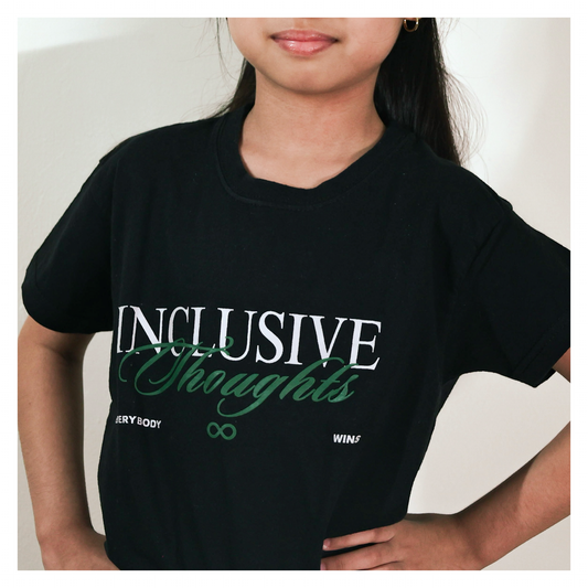 Inclusive Thoughts Tee - Kids (Black)